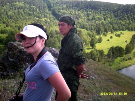 В походе