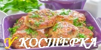 Рыбные котлеты с картошкой
