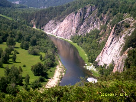 Река Белая в Башкирии на Южном Урале