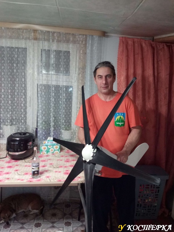 Мой первый ветрогенератор с Алиэкспресс.