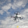 Квадрокоптер Cheerson CX-22. Полёт в сильный ветер.