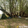 Попали на рыбалке в шторм, и ночевали в машине.